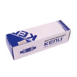 Каретка велосипедная Kenli KL-08ES, 68 мм, 122.5 мм, SQR, с пром. подшипниками, стальные чаши, ремонтная