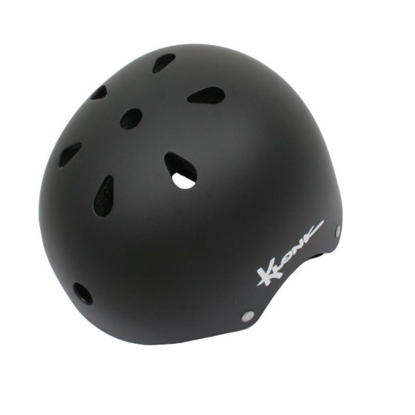 Шлем велосипедный Klonk 12070, STREET/DIRT, регулировка обхвата, размер XS/S, взрослый, матовый черный