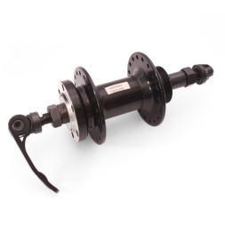 Втулка задняя Wang Zheng WZ-A208RQ black, ось 3/8&amp;quot;х135x145 мм, ALU, под диск 6 болтов, под трещотку, на эксцентрике, 36 отверстий, Box