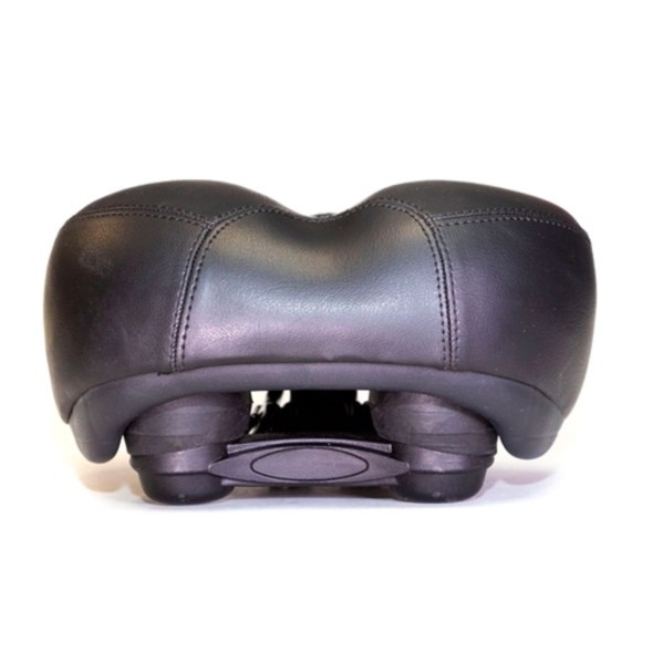 Велоседло Hongfei HF-AZ-5550-0-BK, 270x200 мм, комфорт, эластомерное, с эффектом памяти, с вентиляцией, б/уп.