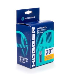 Камера велосипедная Hogger TBHG 20&amp;quot;x 1.95/2.125 AV-60 мм, черная