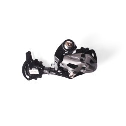 Суппорт/переключатель, логотип Shimano Acera RD-M390-L, задний, 9 скоростей, крепление на петух, 11/11 зубов, длинная лапка