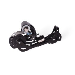 Суппорт/переключатель, логотип Shimano Acera RD-M390-L, задний, 9 скоростей, крепление на петух, 11/11 зубов, длинная лапка
