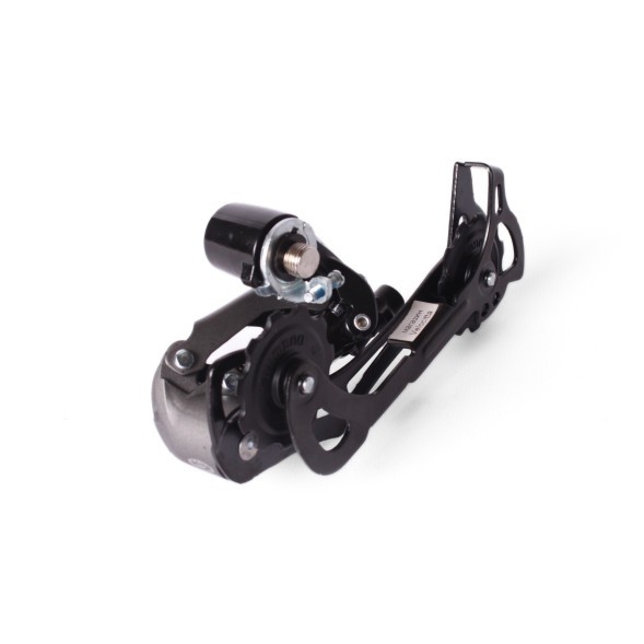 Суппорт/переключатель, логотип Shimano Acera RD-M390-L, задний, 9 скоростей, крепление на петух, 11/11 зубов, длинная лапка
