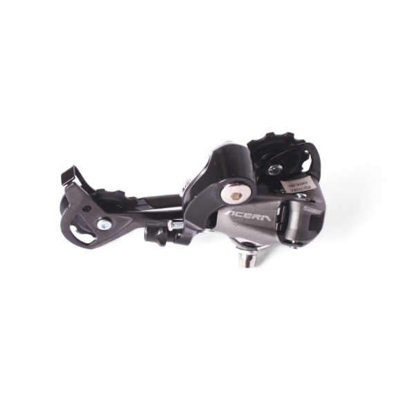 Суппорт/переключатель, логотип Shimano Acera RD-M390-L, задний, 9 скоростей, крепление на петух, 11/11 зубов, длинная лапка