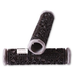 Грипсы велосипедные &amp;quot;Паутинка&amp;quot;, резина, 120 мм, серые