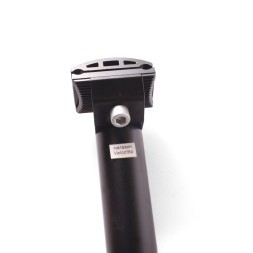 Штырь подседельный Kaiwei KWY-6, Ø31.6x350 мм, алюминиевый, с замком, черный матовый