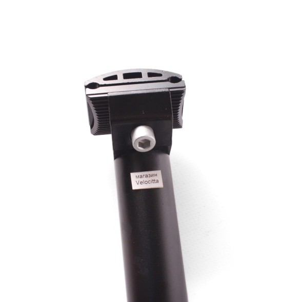 Штырь подседельный Kaiwei KWY-6, Ø31.6x350 мм, алюминиевый, с замком, черный матовый