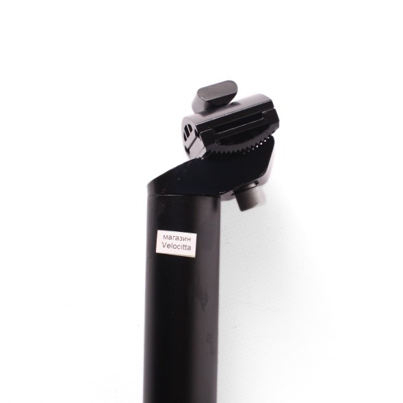 Штырь подседельный Kaiwei KWY-6, Ø31.6x350 мм, алюминиевый, с замком, черный матовый