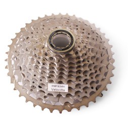 Кассета Shimano Deore M5100, 11 скоростей, зубья 11-42, серебристый