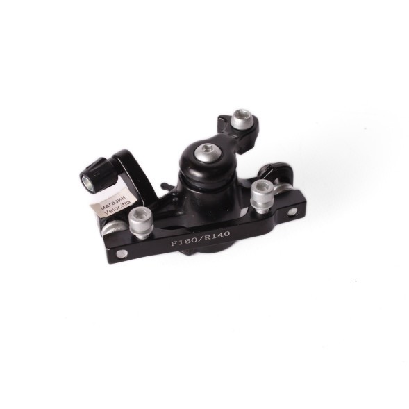 Калипер гидравлический, адаптер 140/160 мм, с болтами, черный