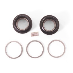 Каретка-картридж Kenli KL-101, под ось 24 мм, 1.37&amp;quot;х24T L/R, 68/73 мм, BSA, Hollowtech II, анодированные алюм. чашки