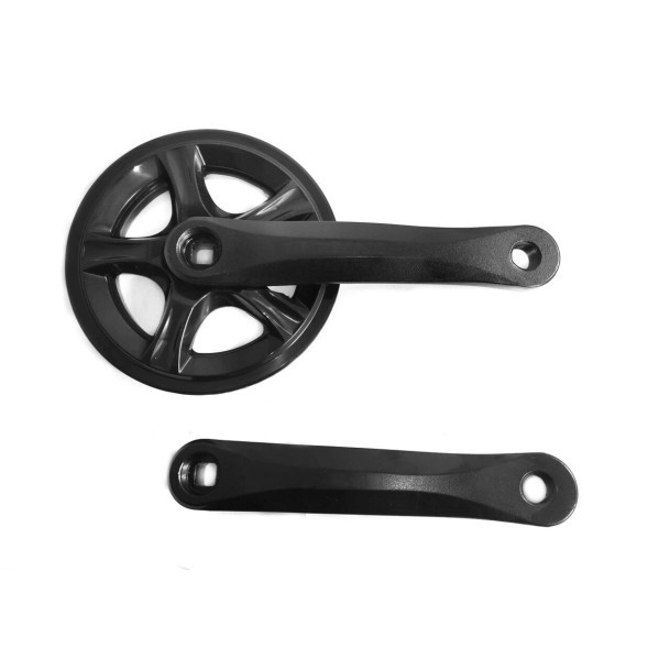 Комплект шатунов (система) Prowheel PRO-Q36PP, 170 мм, 1/2&amp;quot;х3/32&amp;quot;, зубья 36T, алюминий, SQR, 9/16, с защитой, Black