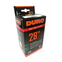 Велосипедная камера Duro 28x1.50/1.75, ниппель (AV), бутил