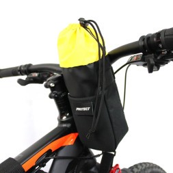 Велосумка-кормушка Protect 555-676, 28х19х7 см, Feedbag на руль, Bikepacking, правая/левая, Black