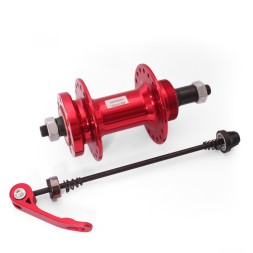 Втулка задняя Wang Zheng WZ-A208RQ red, ось 3/8&amp;quot;х135x175 мм, алюминиевая, под диск 6 болтов, под трещотку, на эксцентрике, 36 отверстий, торг. уп.