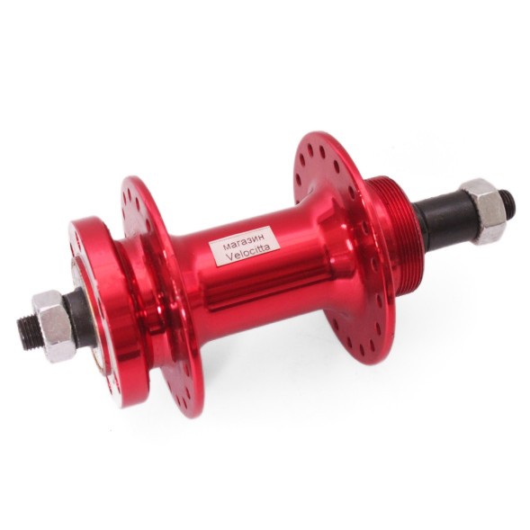 Втулка задняя Wang Zheng WZ-A208RQ red, ось 3/8&amp;quot;х135x175 мм, алюминиевая, под диск 6 болтов, под трещотку, на эксцентрике, 36 отверстий, торг. уп.