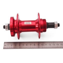 Втулка задняя Wang Zheng WZ-A208RQ red, ось 3/8&amp;quot;х135x175 мм, алюминиевая, под диск 6 болтов, под трещотку, на эксцентрике, 36 отверстий, торг. уп.