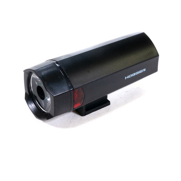 Фара Hogger JY-7058, передняя, 1 суперъяркий диод, 40 lm, 3 режима, на руль, батарейки в комплекте, пластик