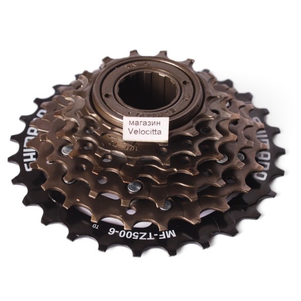 Трещотка велосипедная Shimano Tourney MF-TZ500-6, 6 передач, 14-28T, без упаковки