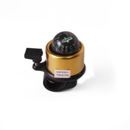 Звонок Joy Kie FL-901, диаметр 40 мм, с компасом, алюминий\пластик, золотистый