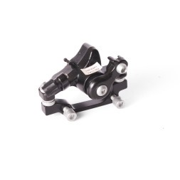 Калипер велосипедный, адаптер 160/180 мм, с болтами, черный