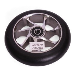 Колесо для трюкового самоката Slamm Scooters Astro, с подшипником Abec 9, алюминий, 110 мм, 88A, хром