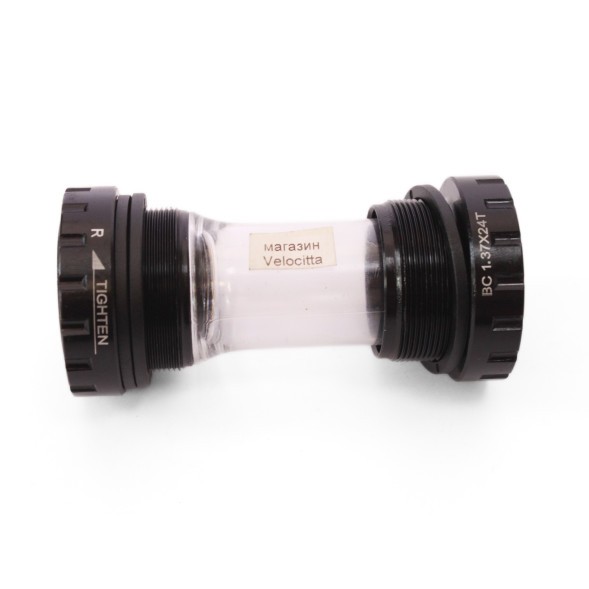 Картридж каретки Kenli KL-110A, ВC 1.37&amp;quot;х24T, 68/73 мм, под ось 24 мм, Hollowtech II, анодирован. алюмин. чаши