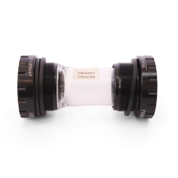 Картридж каретки Kenli KL-110A, ВC 1.37&amp;quot;х24T, 68/73 мм, под ось 24 мм, Hollowtech II, анодирован. алюмин. чаши