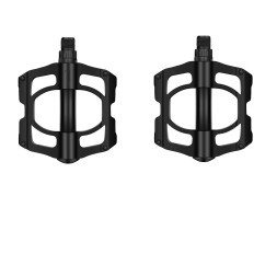 Педали велосипедные VXM, алюминиевые, 110x95 мм, резьба 9/16&amp;quot; (ось Cr-Mo), на промподшипниках, черный