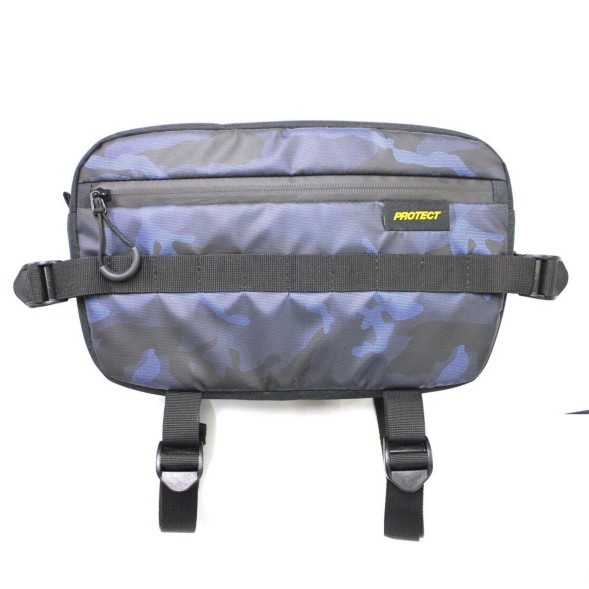 Велосипедная сумка Protect Bike Tour 555-696, 31х18х8 см, на руль, синий принт