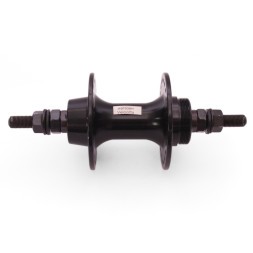 Втулка велосипедная WZ-A207R 1S black, задняя, BMX, алюмин., под трещотку, на гайках, 48H, ось 3/8&amp;quot;x114x175 мм, б/уп.