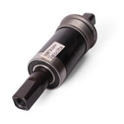 Каретка-картридж Neco В-910, ось 127.5мм, длина 68 мм, 1.37&amp;quot;х24Т, стальные чаши, черный