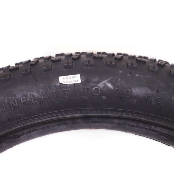 Велопокрышка Wanda 26&amp;quot;х4.0 (100-559), P1272, Фэтбайк, черная