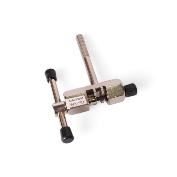 Выжимка цепи Kenli KL-9724, для 6-9 скоростных цепей, с поджимом, серебристая