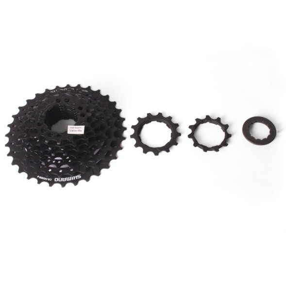 Кассета велосипедная Shimano Altus CS-HG200, 9 скоростей, 11-32T, черный