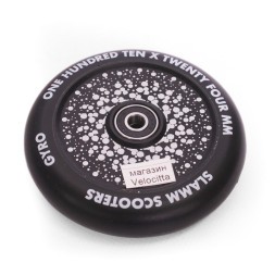 Колесо для трюкового самоката Slamm Scooters Gyro Hollow Core, Abec 9, размер 110 мм, черный
