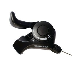 Манетка/шифтер переключения передач Shimano Tourney TX30-LN, левая, 3 скор., черный, без уп.