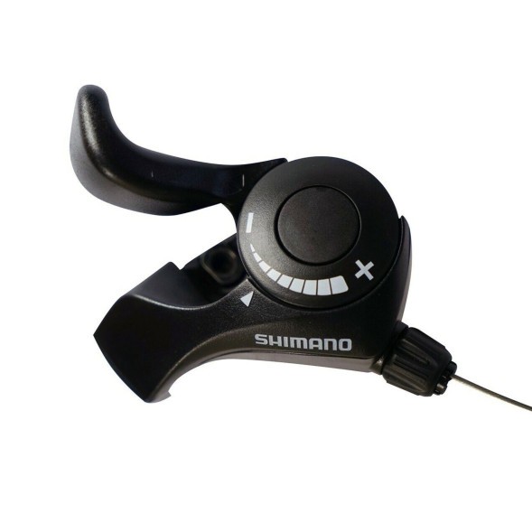 Манетка/шифтер переключения передач Shimano Tourney TX30-LN, левая, 3 скор., черный, без уп.