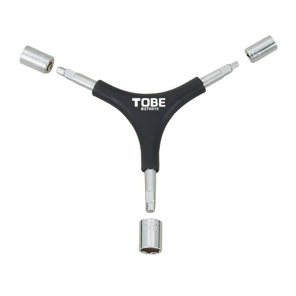Tobe 2136, Y-образный шестигранники 4/5/6 мм, головки накидные 8/10/12 мм, B276015