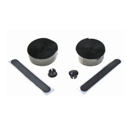 Обмотка руля Hualong HL-GR28-1, 30х1900 мм, полиуретановая, с заглушками руля, черная