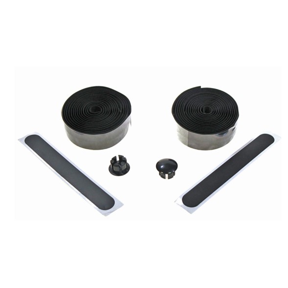 Обмотка руля Hualong HL-GR28-1, 30х1900 мм, полиуретановая, с заглушками руля, черная