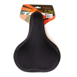 Седло Hongfei HF-AZ-6029-0-BK, 275x210 мм, комфорт, эластомерное, с эффектом памяти, б/уп.