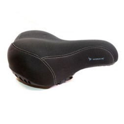 Седло Hongfei HF-AZ-6029-0-BK, 275x210 мм, комфорт, эластомерное, с эффектом памяти, б/уп.