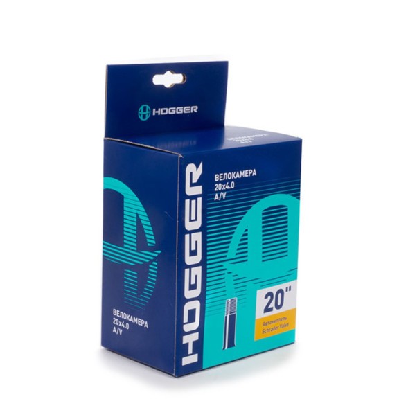 Камера велосипедная Hogger TBHG 20&amp;quot;х 4.0 AV, для FAT байка, Box