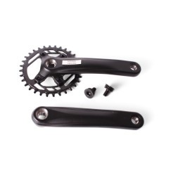 Система шатунов велосипедная Prowheel CHARM-32 TFD04-32T, Narrow Wide (76 BCD), алюминиевый, 32T, 170 мм, резьба 9/16, с болтами, без защиты