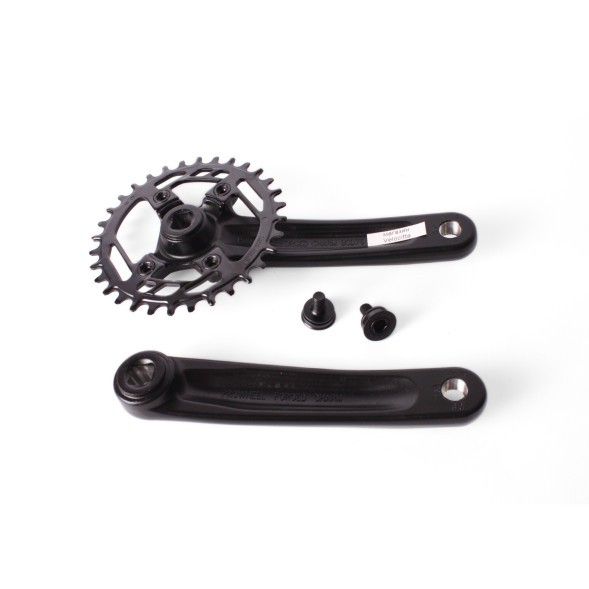 Система шатунов велосипедная Prowheel CHARM-32 TFD04-32T, Narrow Wide (76 BCD), алюминиевый, 32T, 170 мм, резьба 9/16, с болтами, без защиты