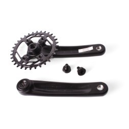 Система шатунов велосипедная Prowheel CHARM-32 TFD04-32T, Narrow Wide (76 BCD), алюминиевый, 32T, 170 мм, резьба 9/16, с болтами, без защиты