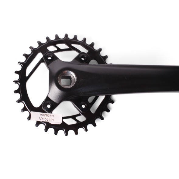 Система шатунов велосипедная Prowheel CHARM-32 TFD04-32T, Narrow Wide (76 BCD), алюминиевый, 32T, 170 мм, резьба 9/16, с болтами, без защиты