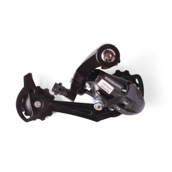 Велосипедный суппорт-переключатель Saiguan, задний, 9 скоростей, совместим Altus M370, 11/11 зуб., длинная лапка, резьба, на петух